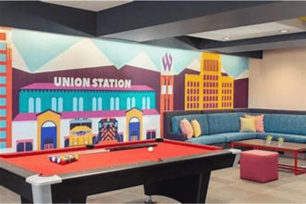 tru by hilton billards